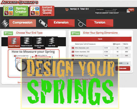 acxess spring technology compression spring calculator