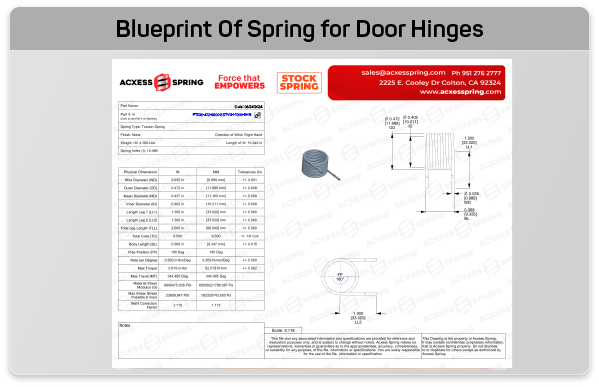 blueprint-of-spring-for-door-hinges